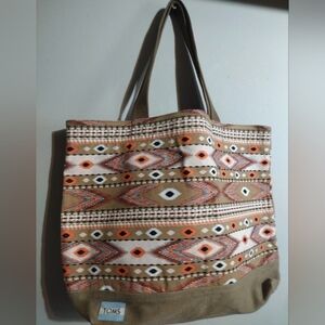TOM'S Canvas Tote Bag